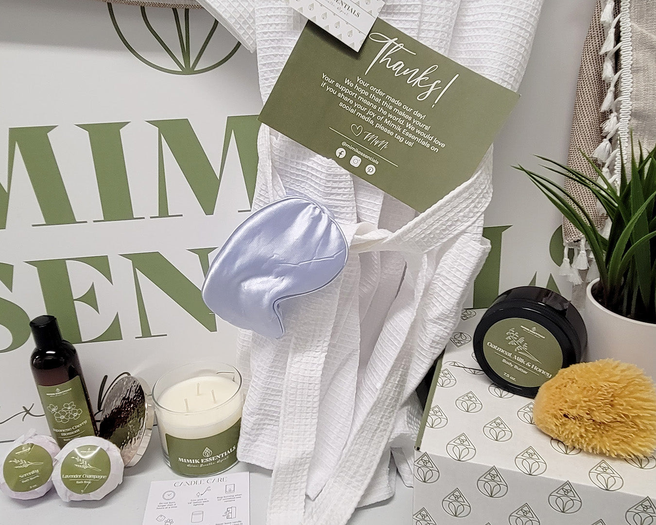Mimik Essentials Spa Day Self-Care Gift Set